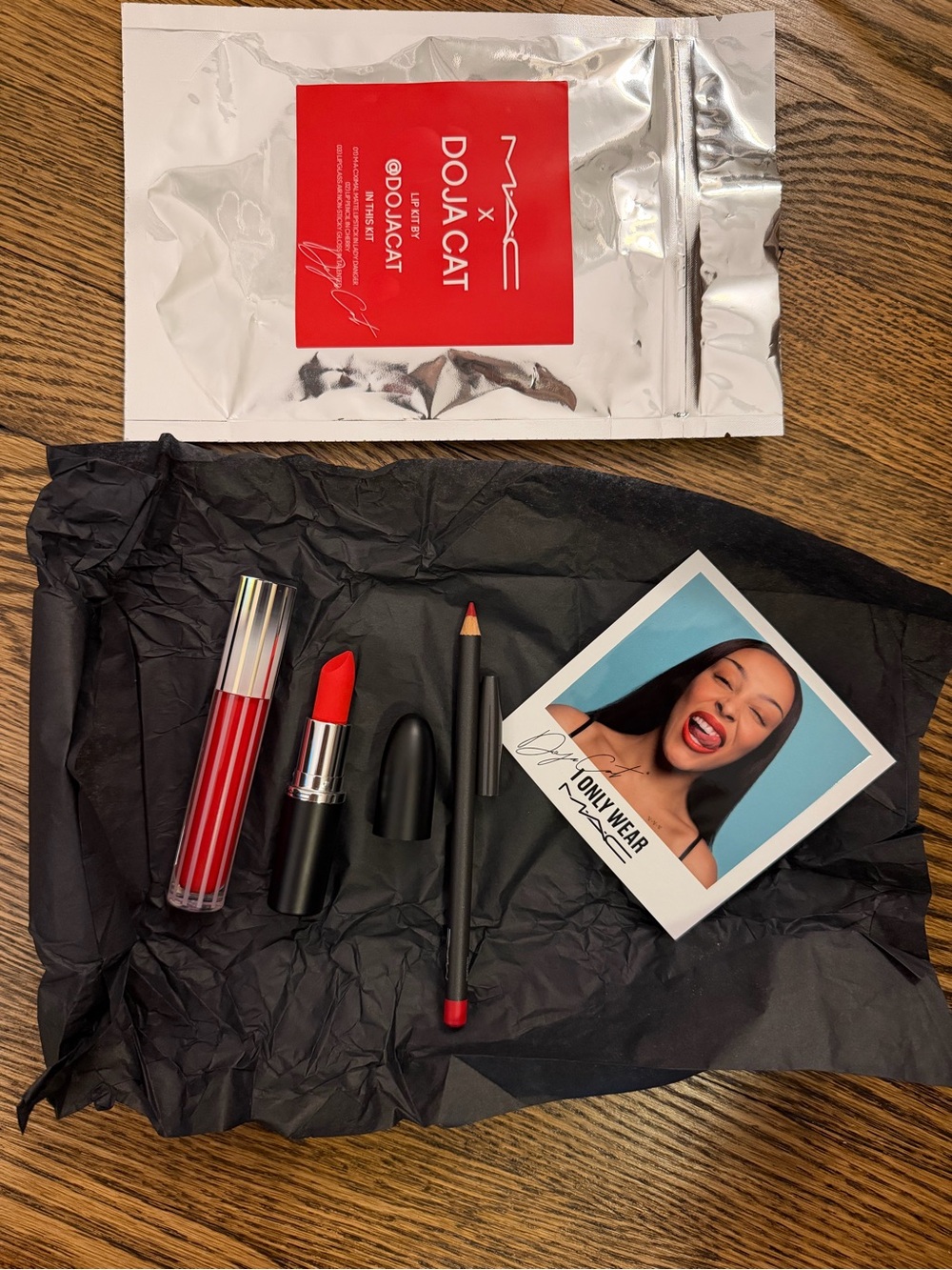 MAC Cosmetics Red Lipstick, Lip Liner & Liquid Lip Trio